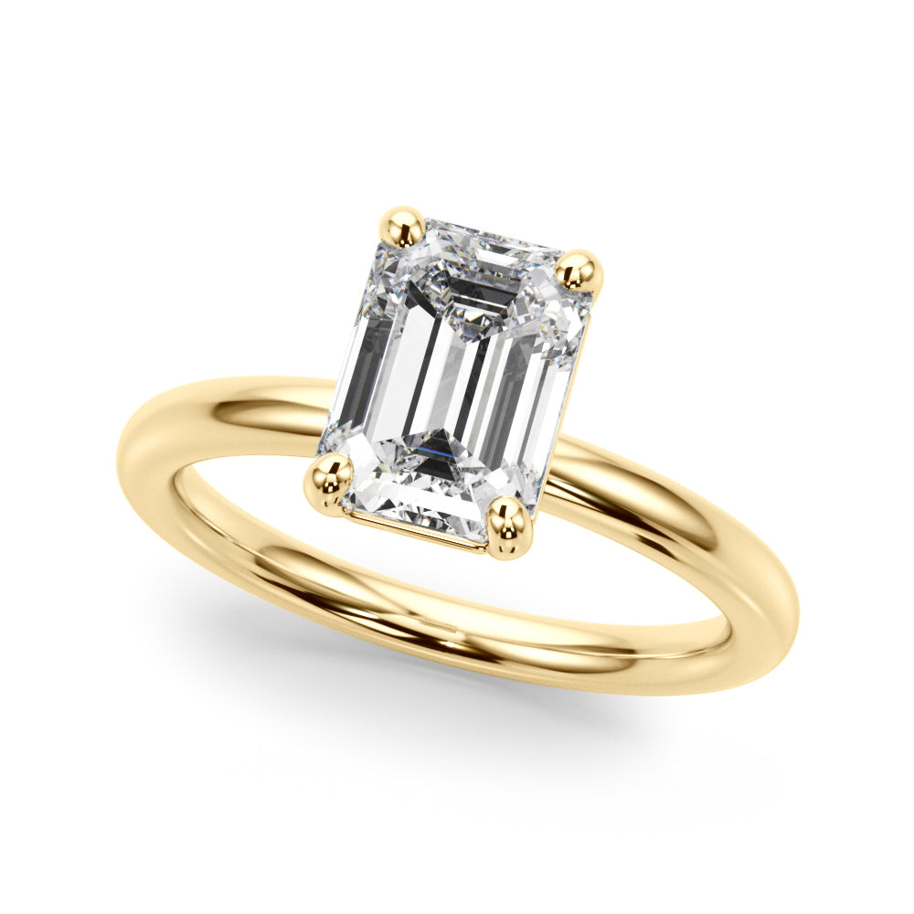 Margaret Emerald Cut Engagement Ring