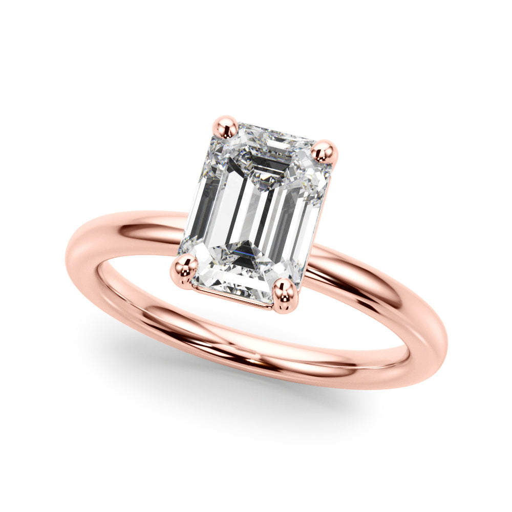 Margaret Emerald Cut Engagement Ring