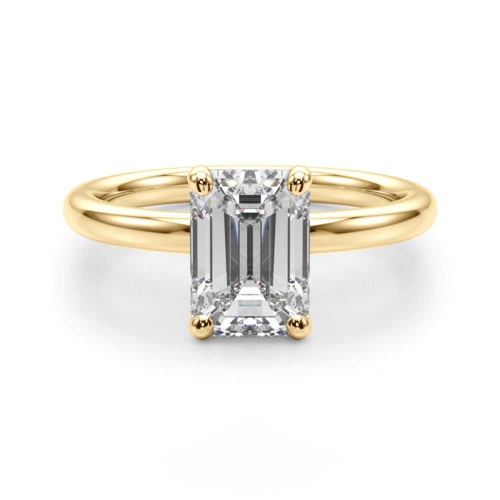 Margaret Emerald Cut Engagement Ring