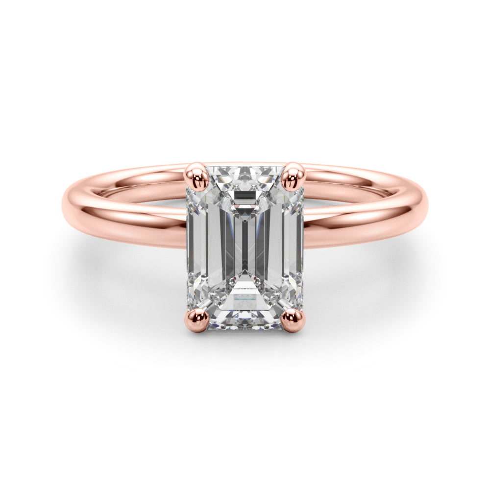 Margaret Emerald Cut Engagement Ring