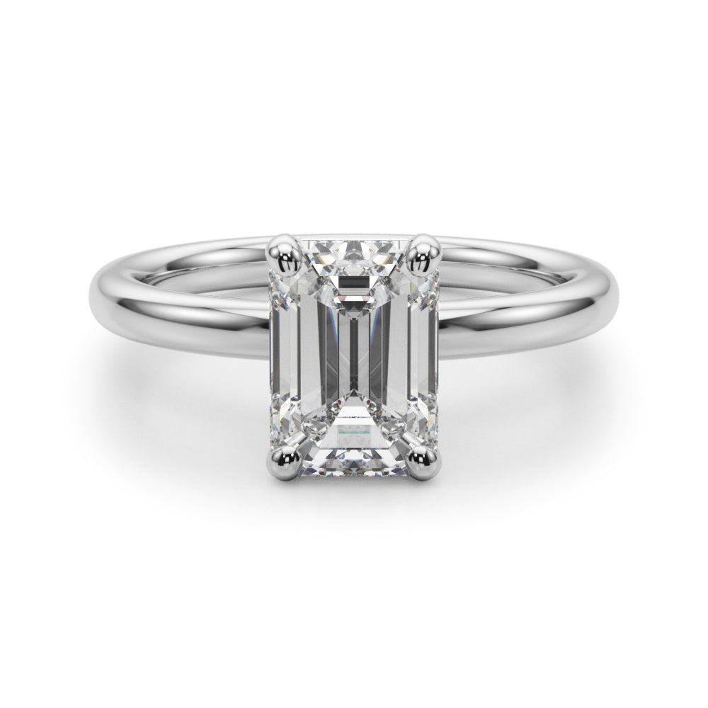 Margaret Emerald Cut Engagement Ring