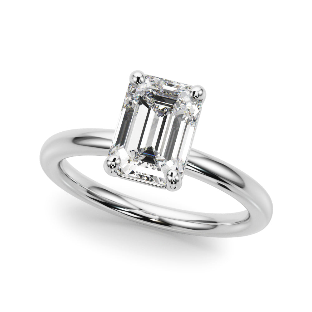 Margaret Emerald Cut Engagement Ring