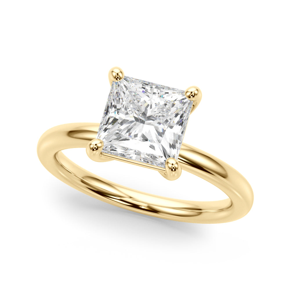 Margaret Princess Cut Engagement Ring