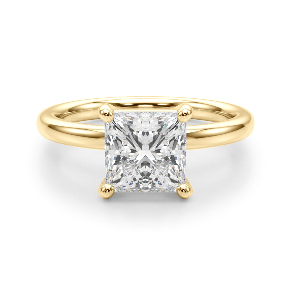 Margaret Princess Cut Engagement Ring