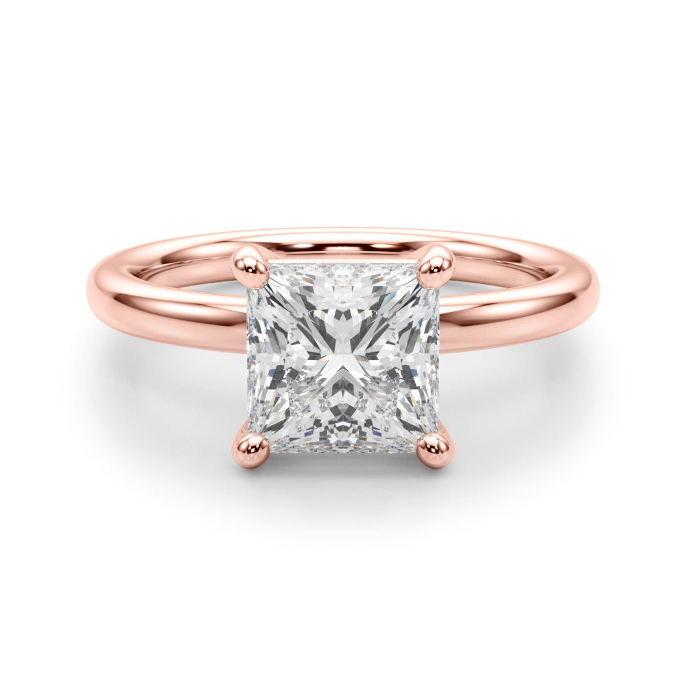 Margaret Princess Cut Engagement Ring