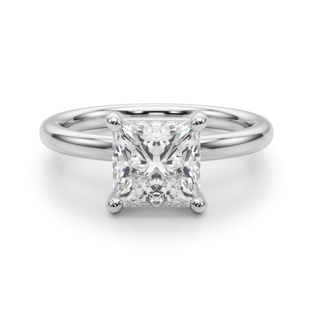 Margaret Princess Cut Engagement Ring