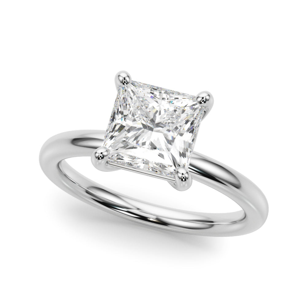 Margaret Princess Cut Engagement Ring