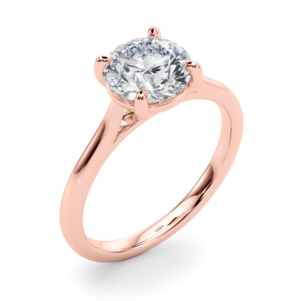 Charlotte Round Cut Engagement Ring
