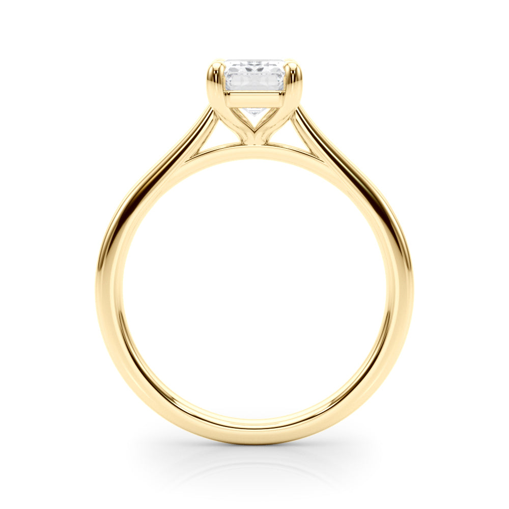 Charlotte Emerald Cut Engagement Ring