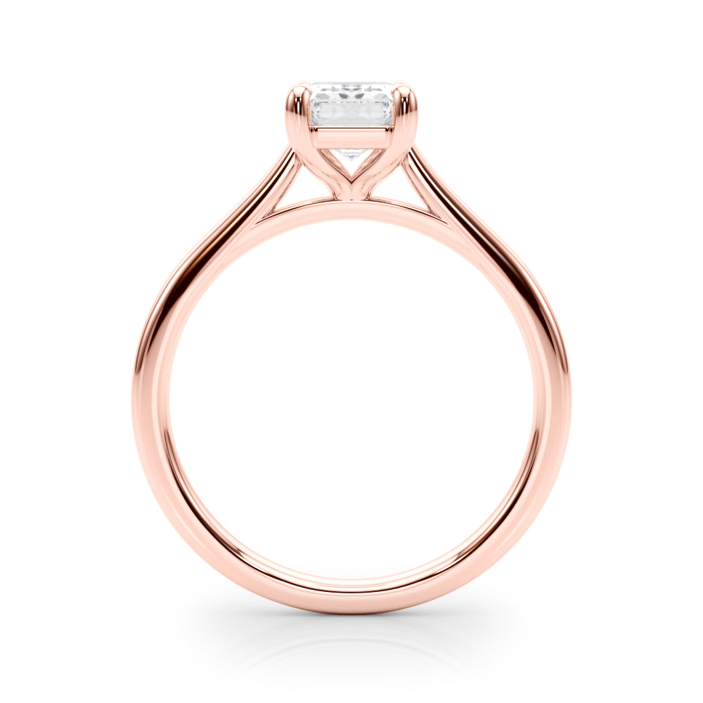 Charlotte Emerald Cut Engagement Ring