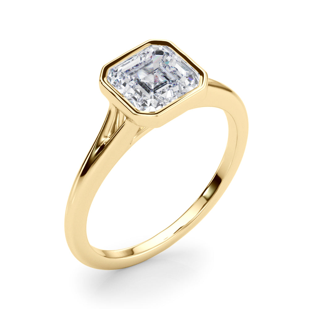 Shelby Asscher Cut Engagement Ring