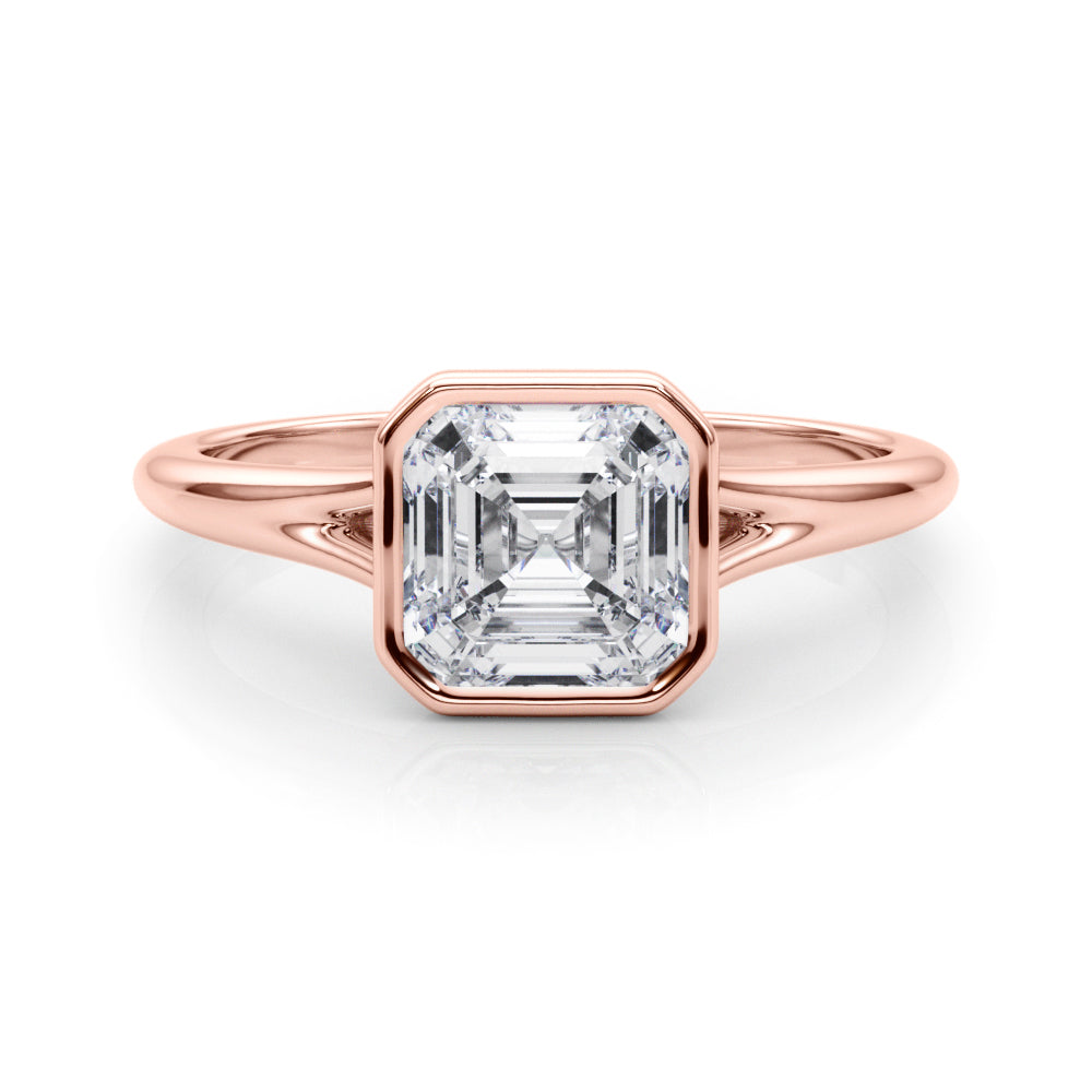 Shelby Asscher Cut Engagement Ring