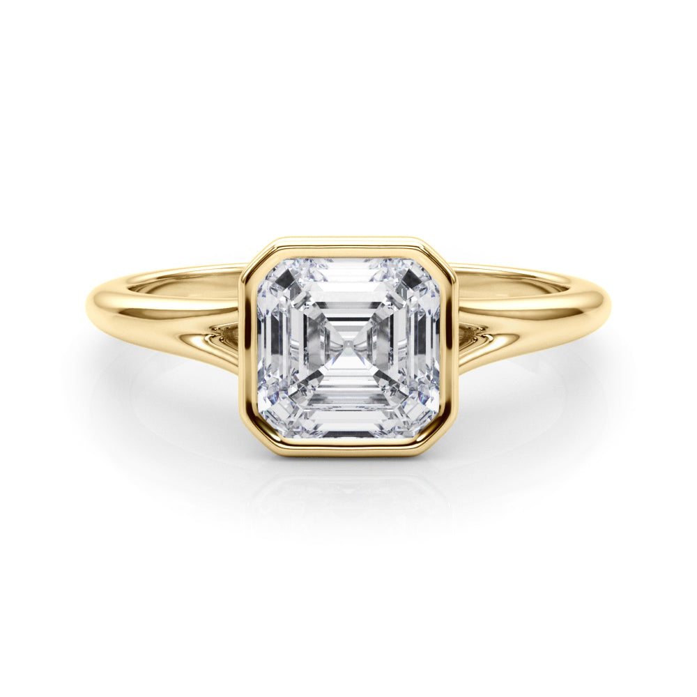 Shelby Asscher Cut Engagement Ring