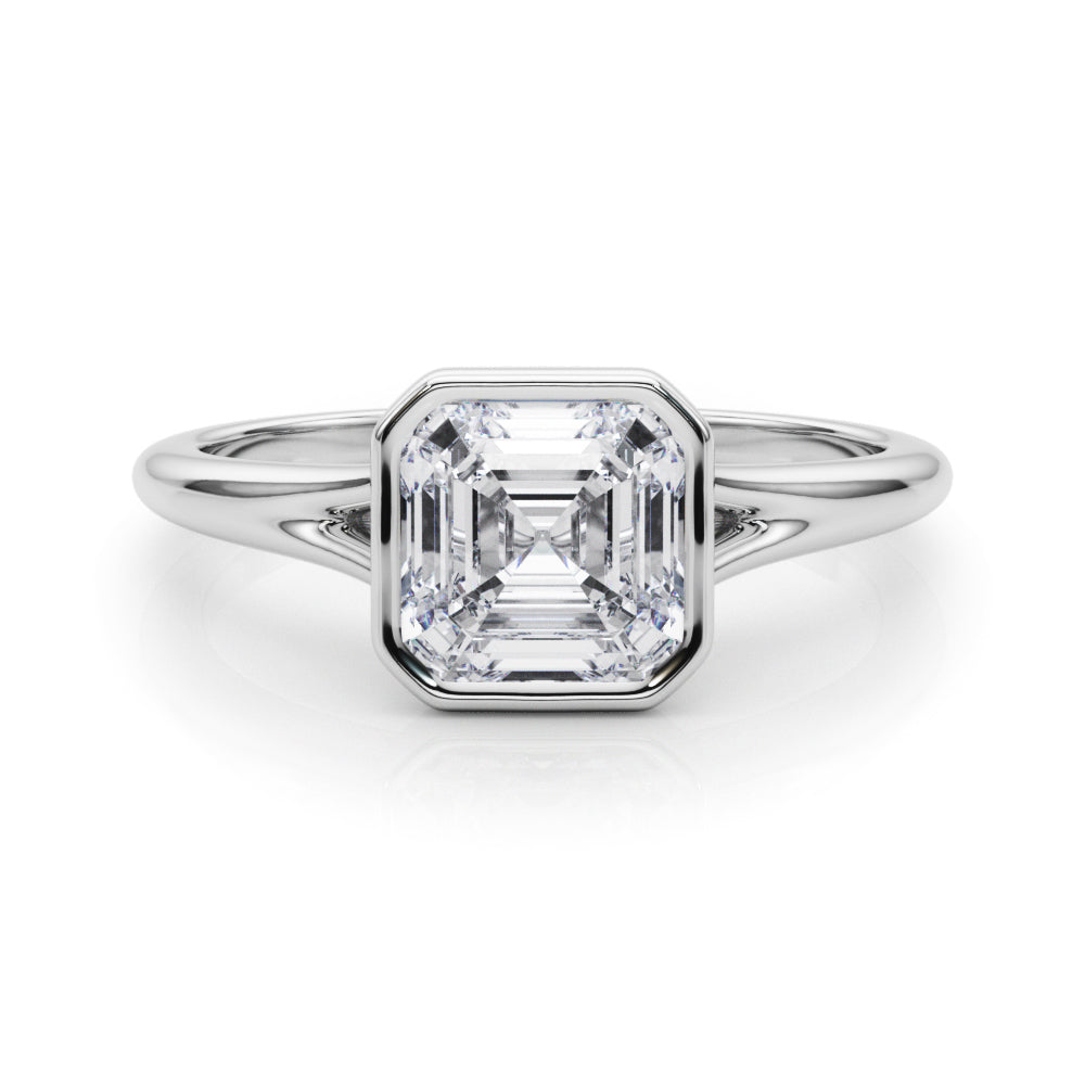 Shelby Asscher Cut Engagement Ring