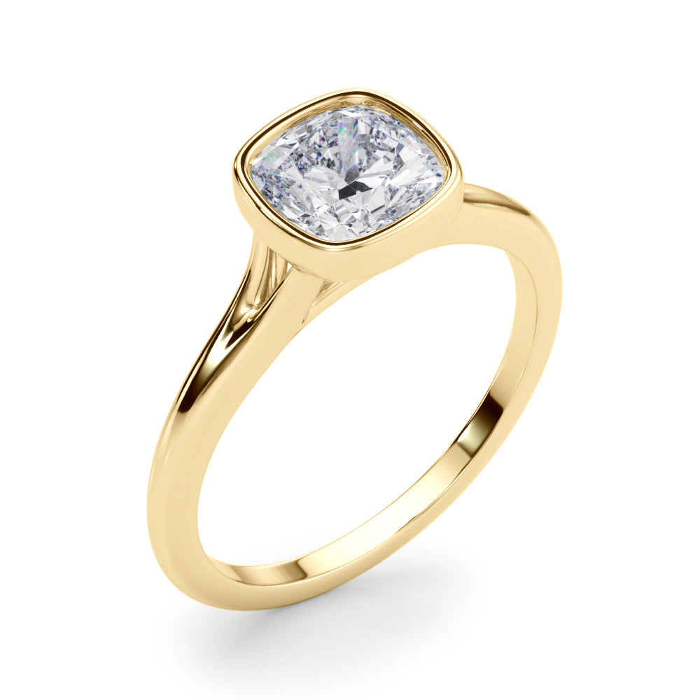 Shelby Cushion Cut Engagement Ring