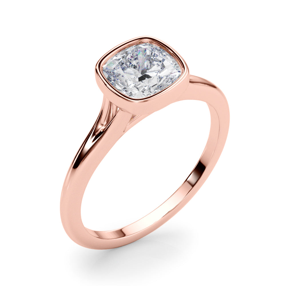 Shelby Cushion Cut Engagement Ring