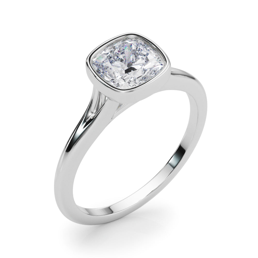Shelby Cushion Cut Engagement Ring