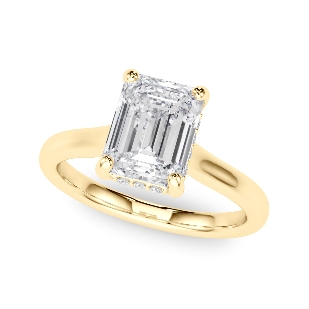Marilyn Emerald Cut Engagement Ring
