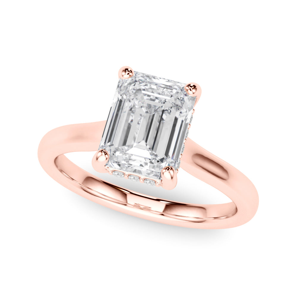 Marilyn Emerald Cut Engagement Ring