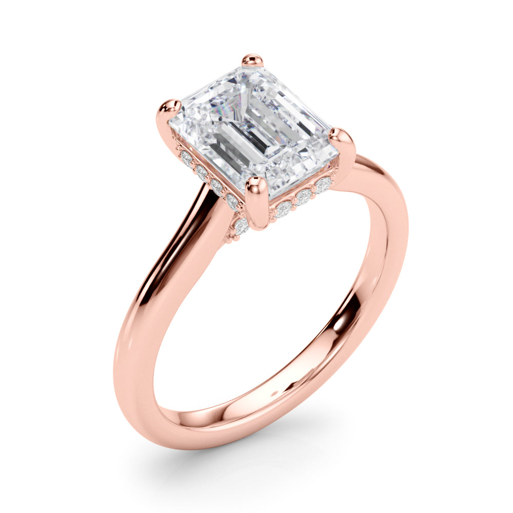 Marilyn Emerald Cut Engagement Ring