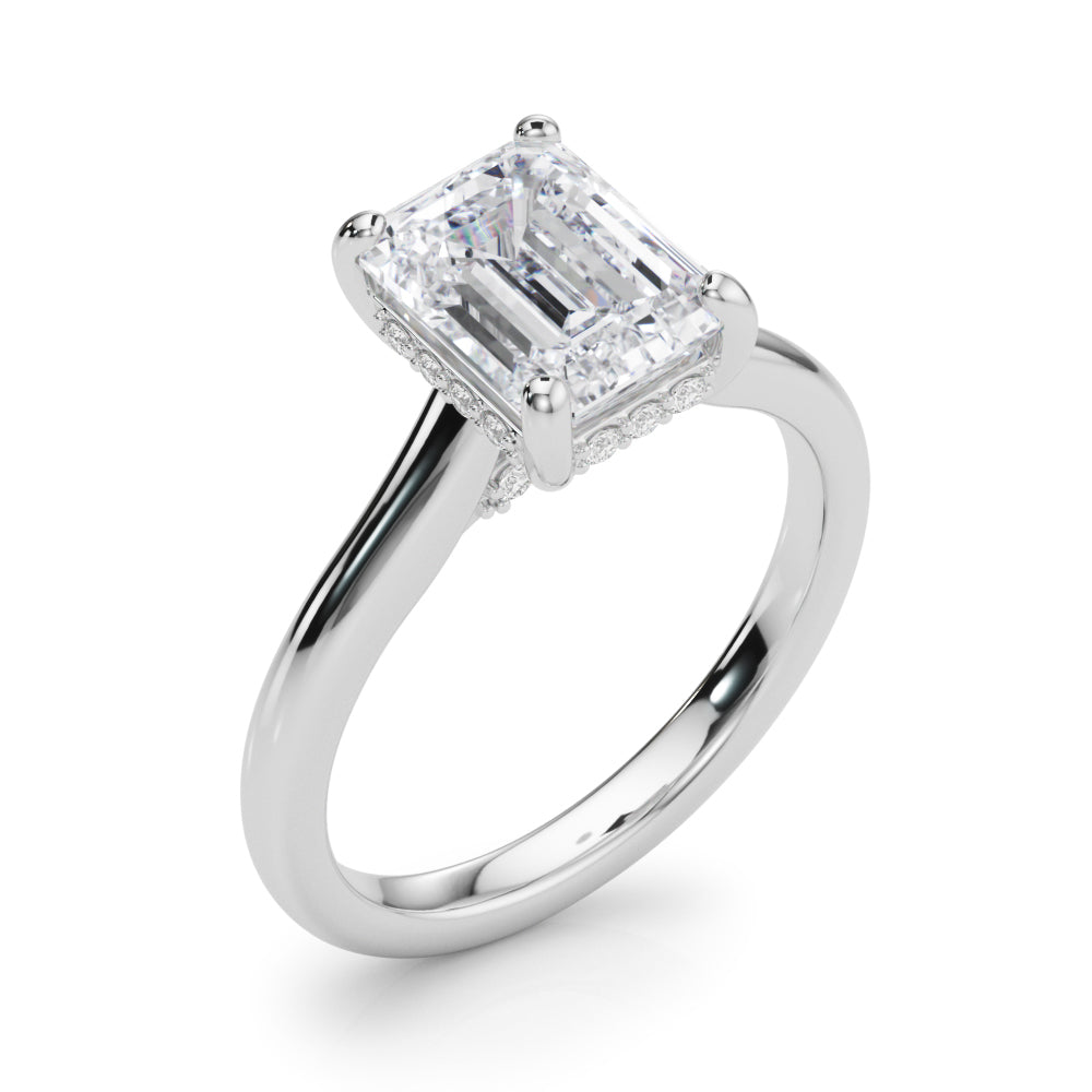 Marilyn Emerald Cut Engagement Ring