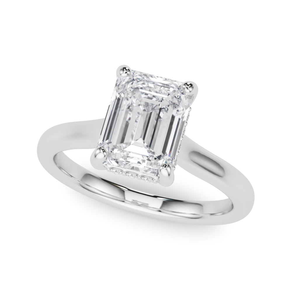 Marilyn Emerald Cut Engagement Ring