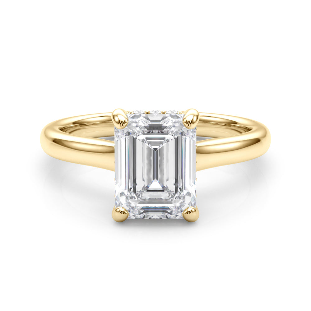 Marilyn Emerald Cut Engagement Ring