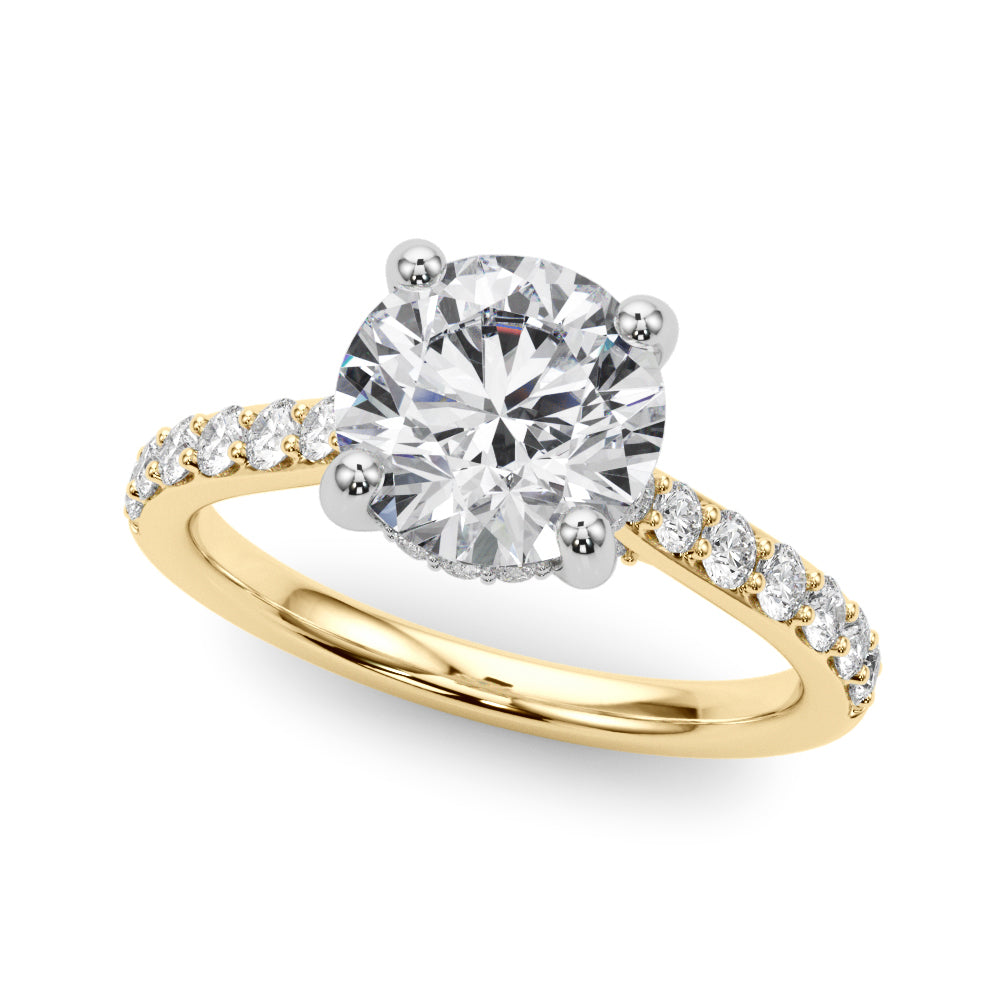 Delilah Round Cut Engagement Ring