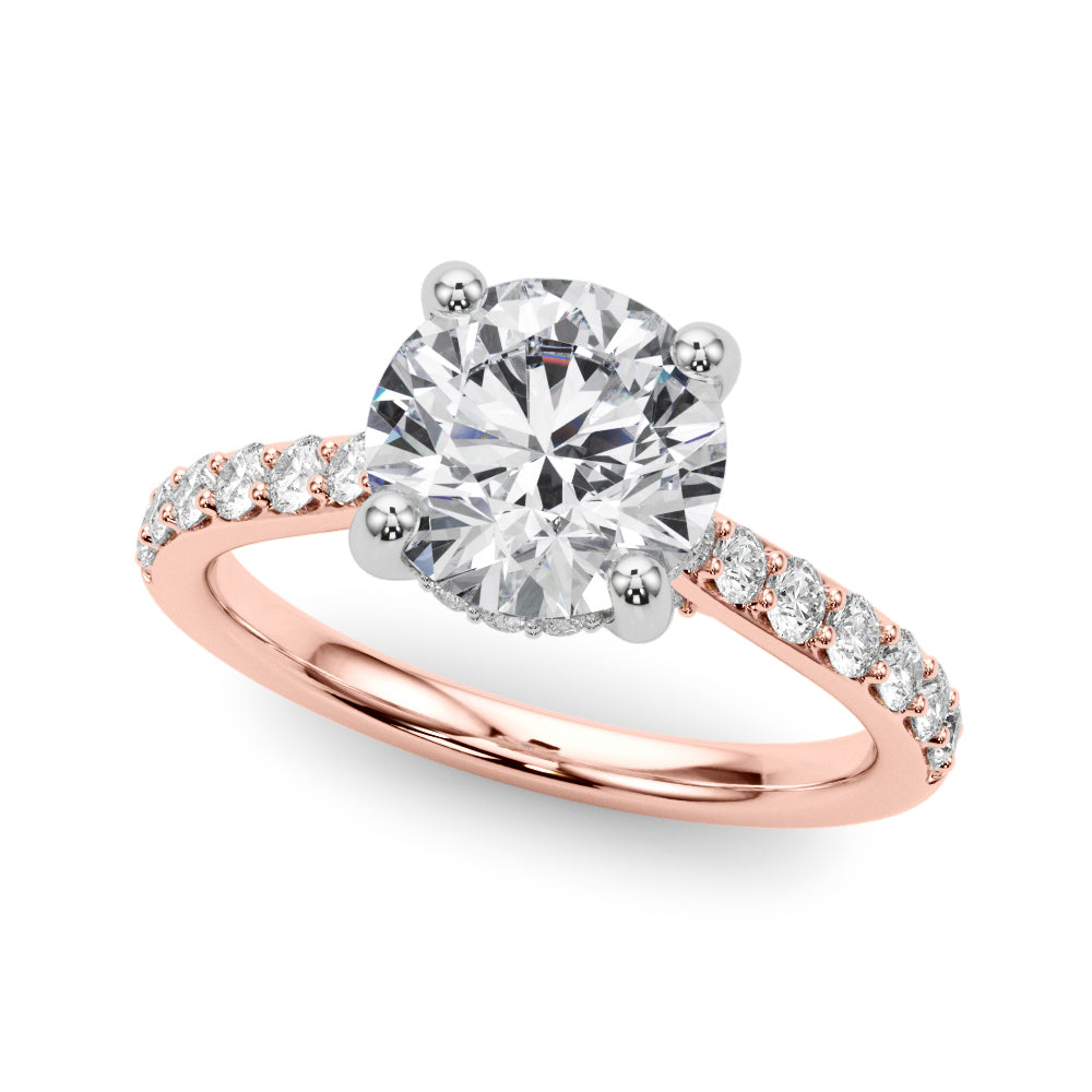 Delilah Round Cut Engagement Ring