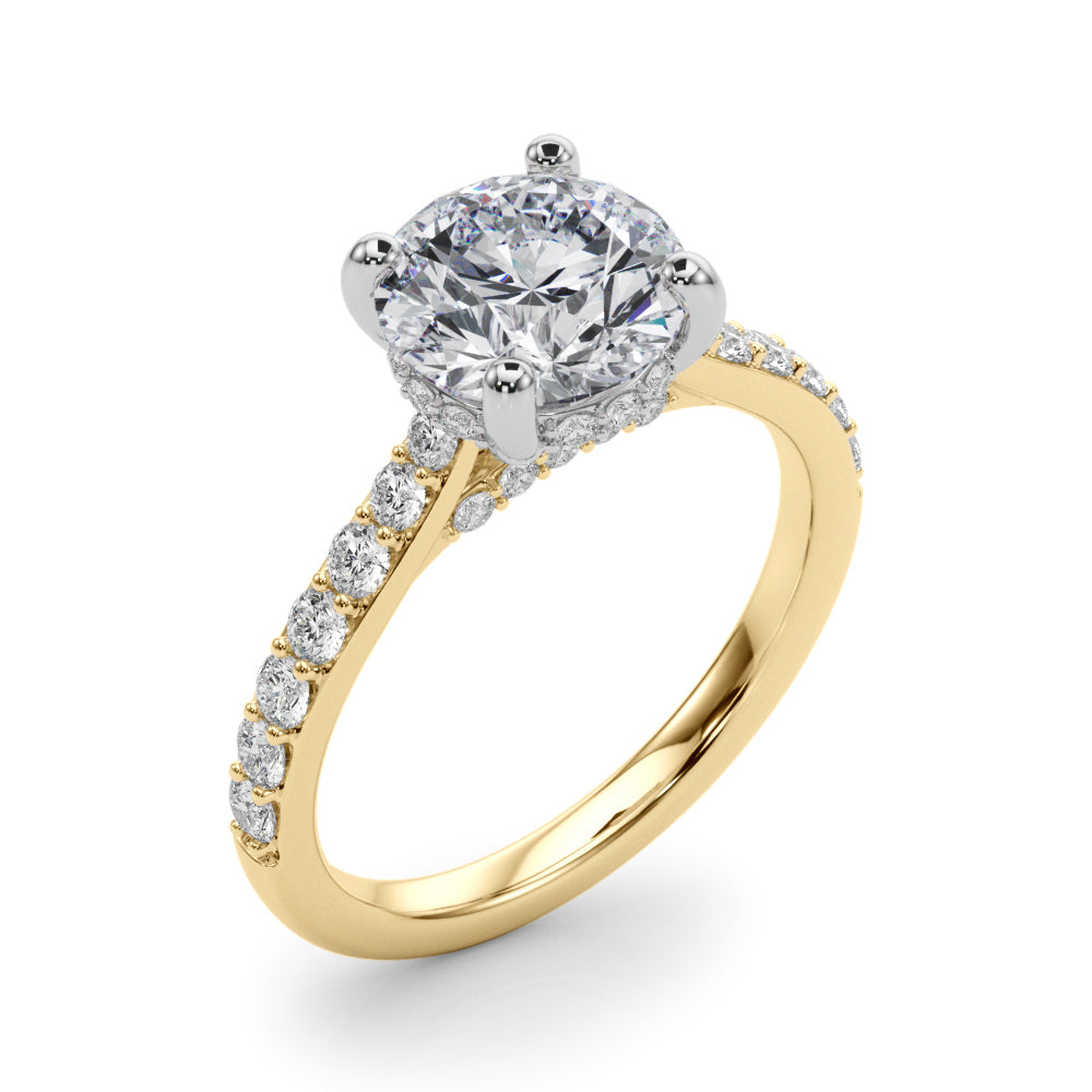 Delilah Round Cut Engagement Ring