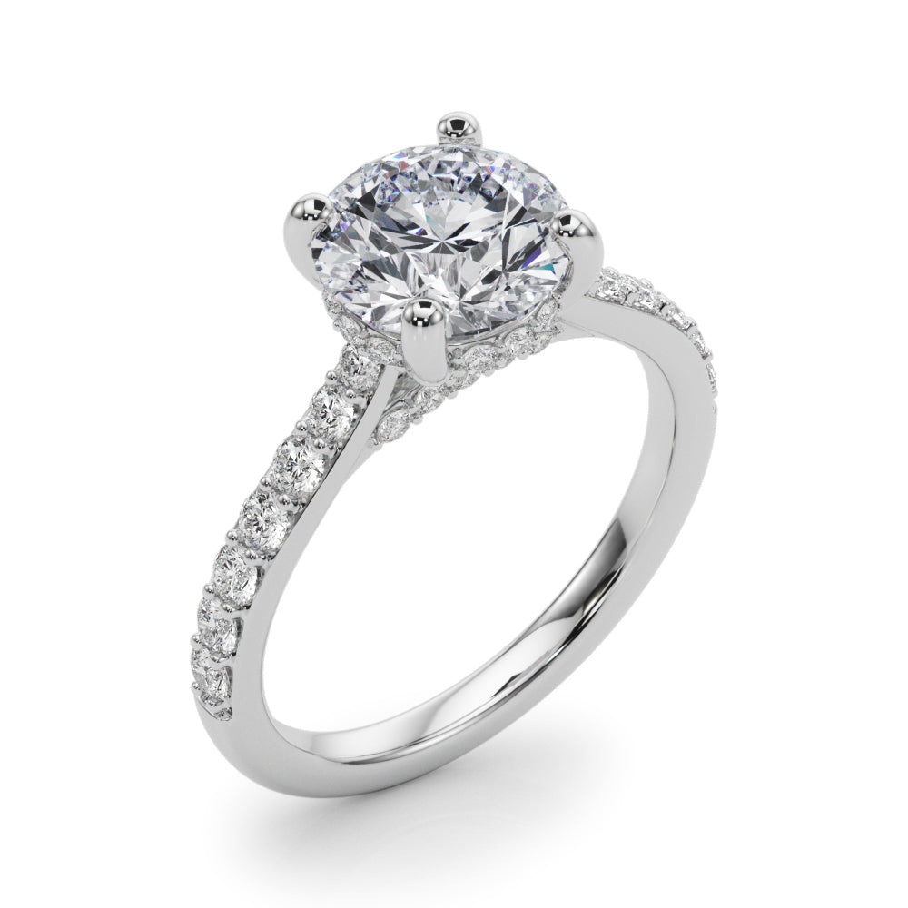 Delilah Round Cut Engagement Ring