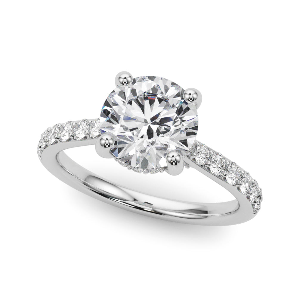 Delilah Round Cut Engagement Ring