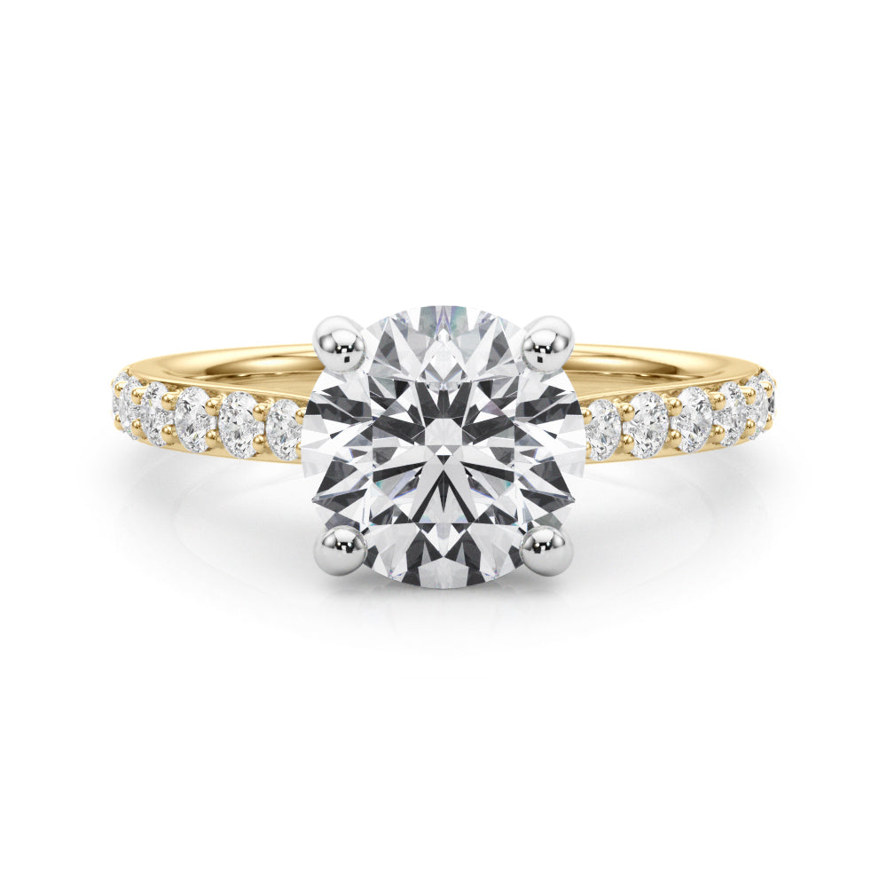 Delilah Round Cut Engagement Ring
