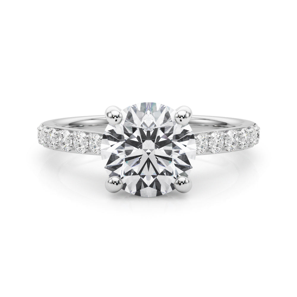 Delilah Round Cut Engagement Ring