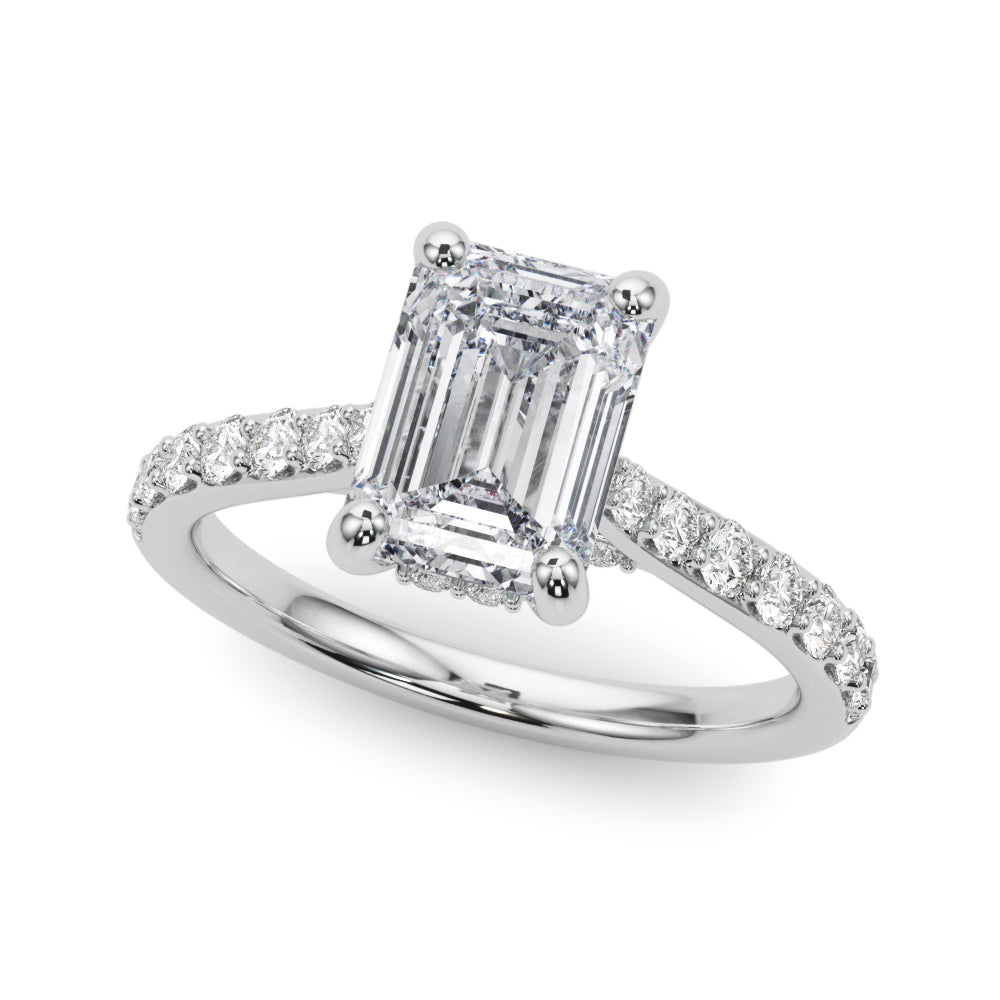 Delilah Emerald Cut Engagement Ring