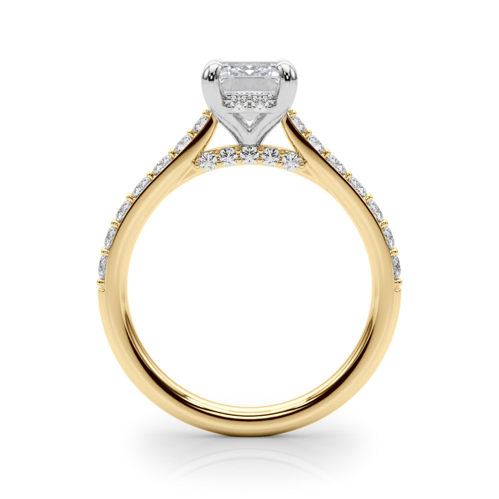 Delilah Emerald Cut Engagement Ring