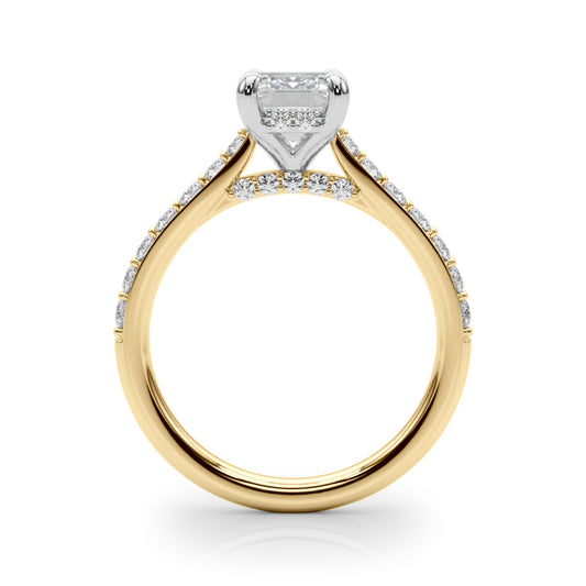 Delilah Emerald Cut Engagement Ring