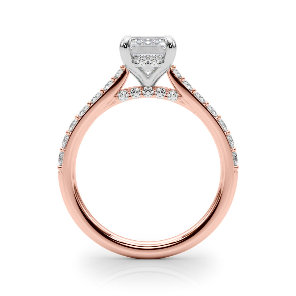 Delilah Emerald Cut Engagement Ring