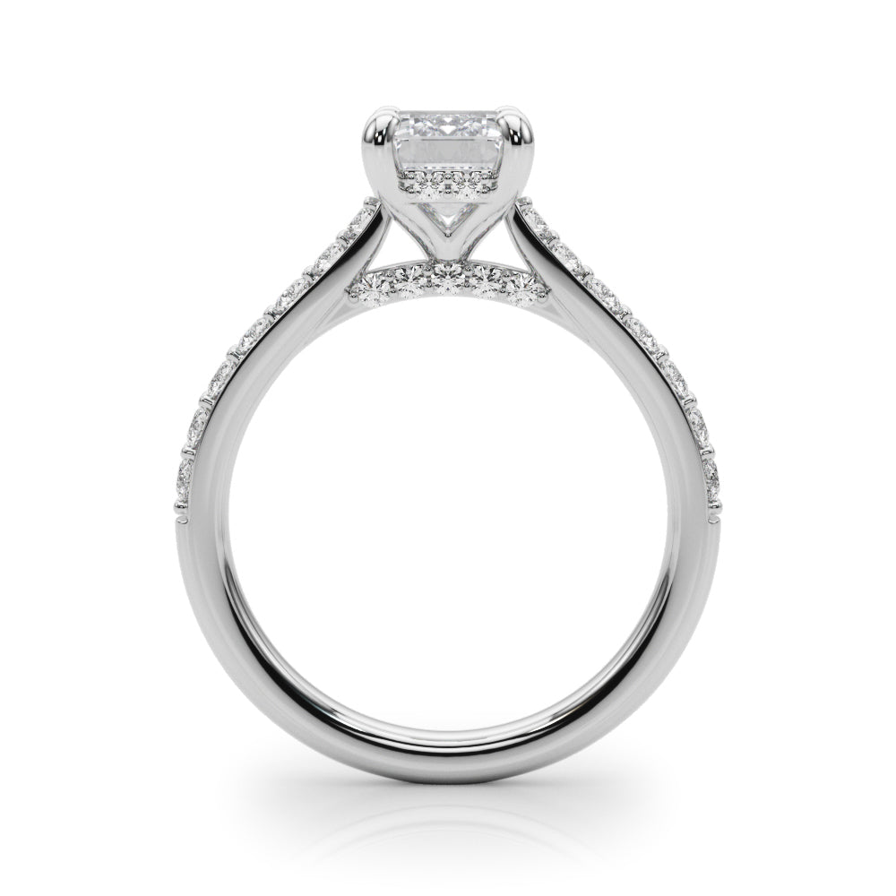 Delilah Emerald Cut Engagement Ring