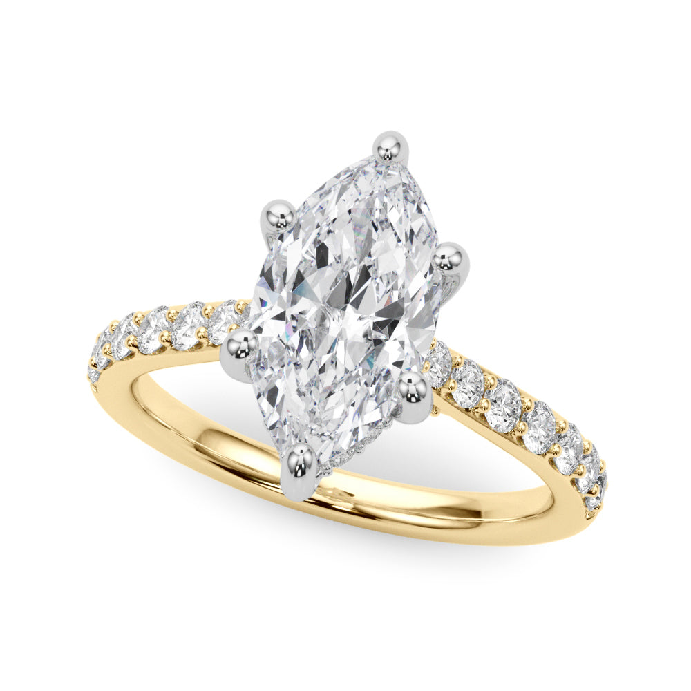 Delilah Marquise Cut Engagement Ring