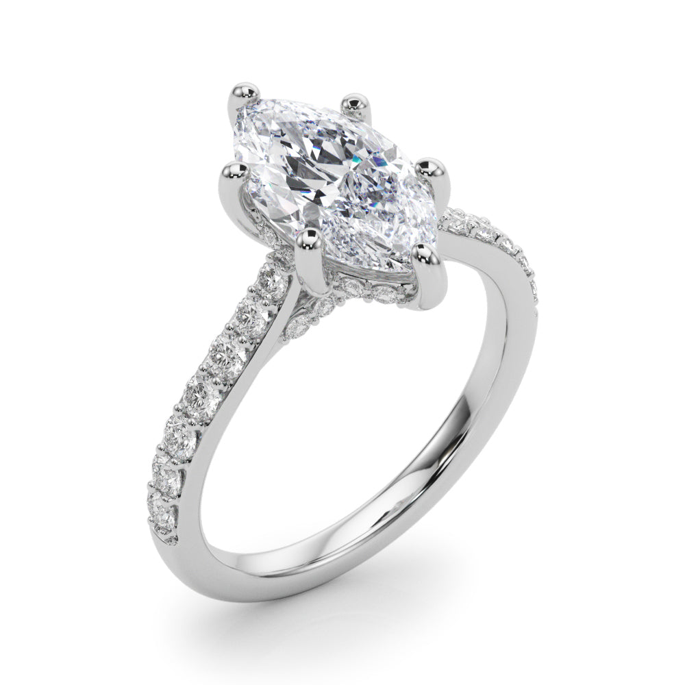 Delilah Marquise Cut Engagement Ring