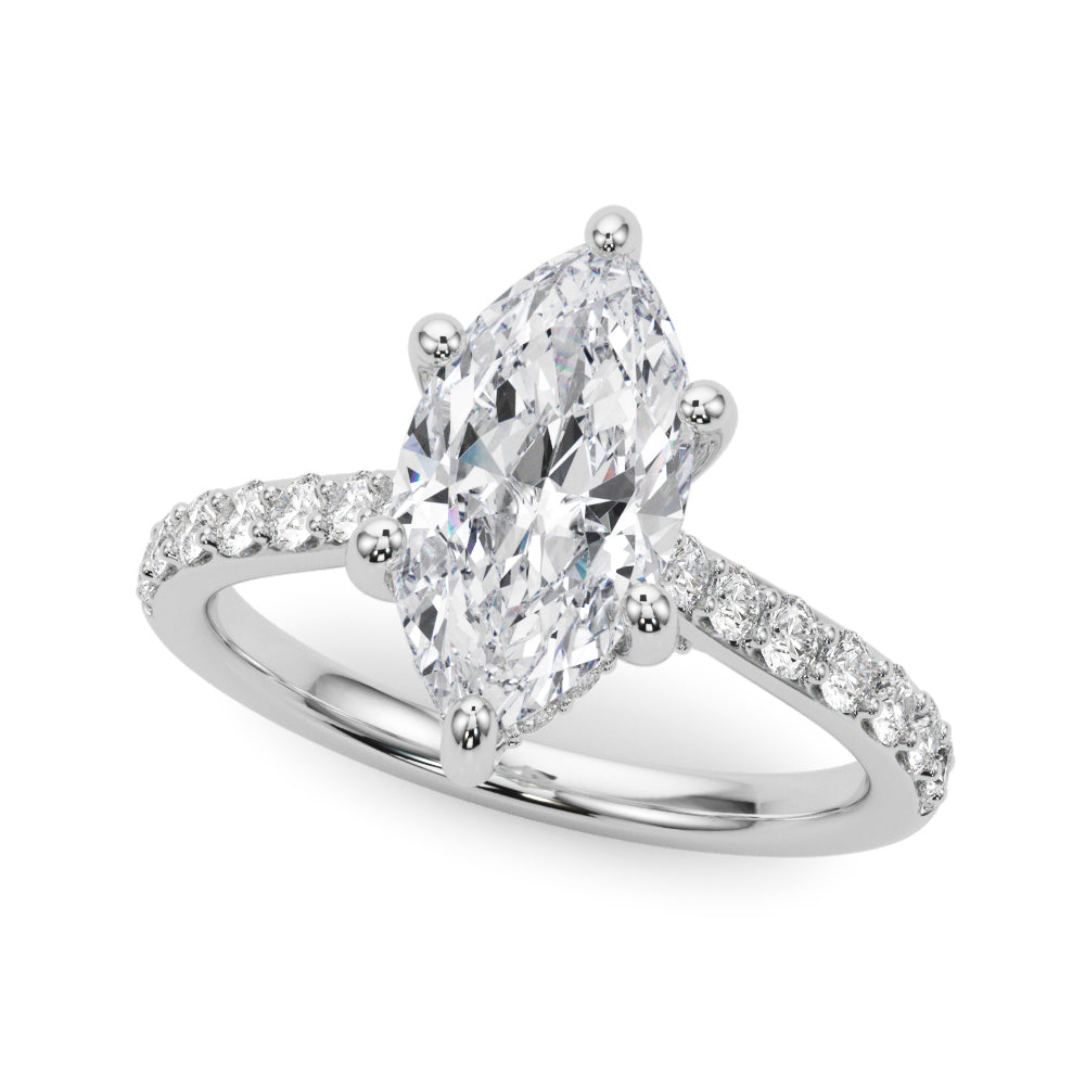 Delilah Marquise Cut Engagement Ring