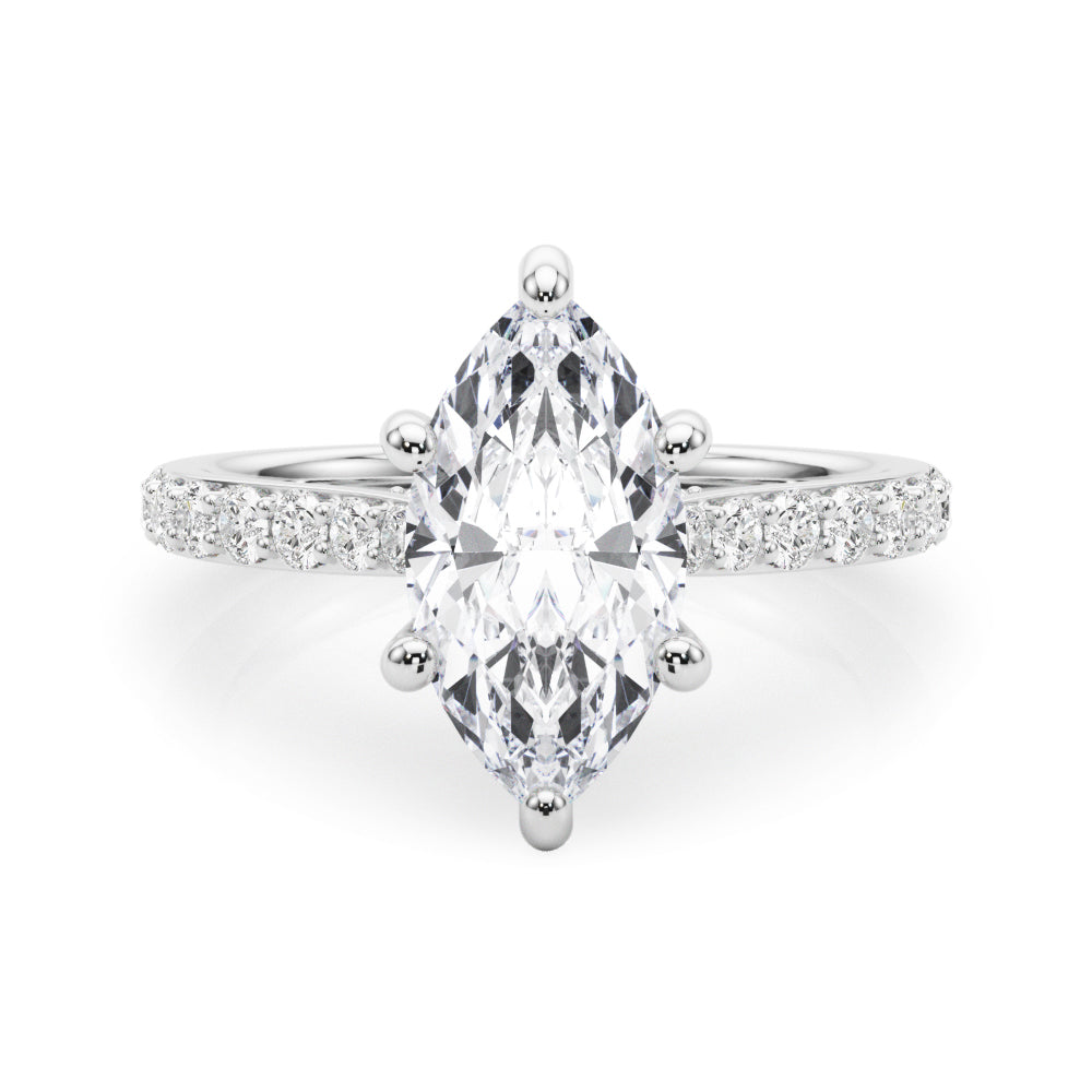 Delilah Marquise Cut Engagement Ring