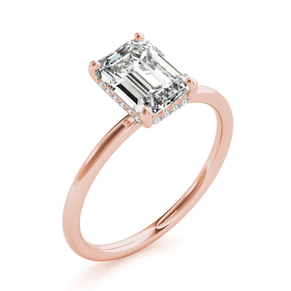 Adeline Emerald Cut Engagement Ring