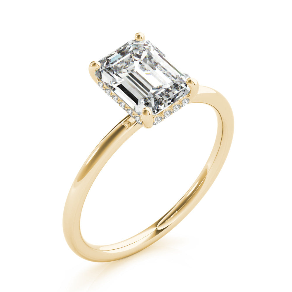 Adeline Emerald Cut Engagement Ring