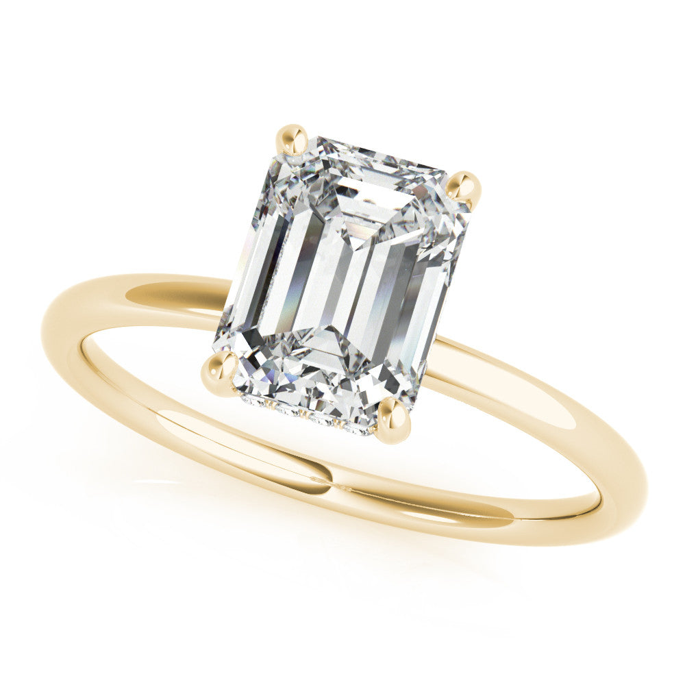 Adeline Emerald Cut Engagement Ring
