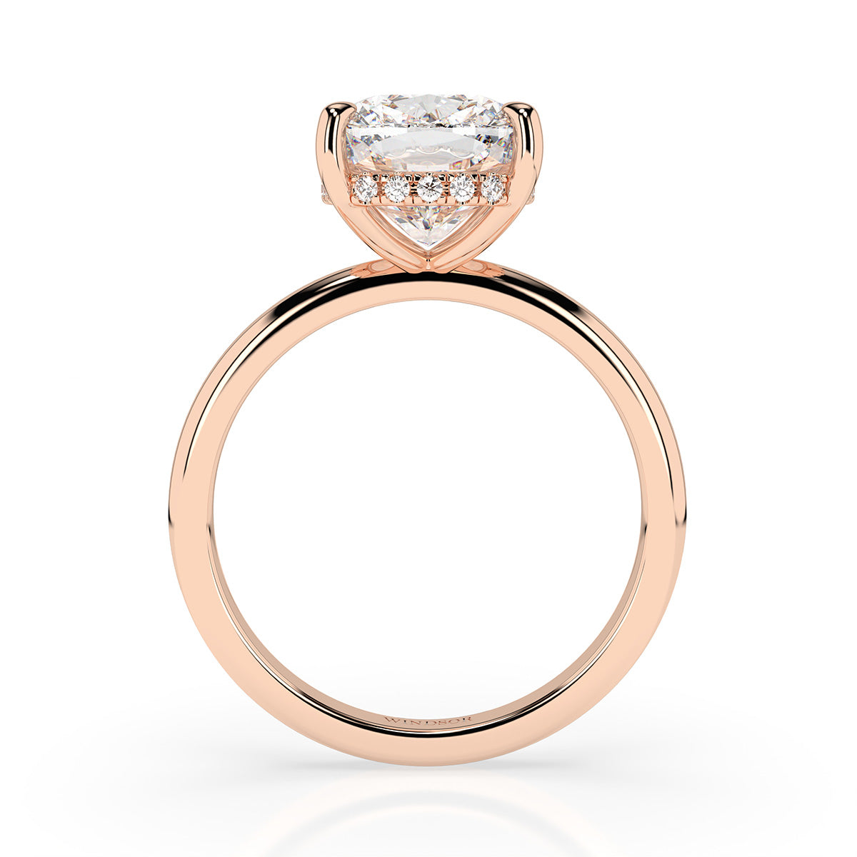 Adeline Elongated Cushion Cut Engagement Ring