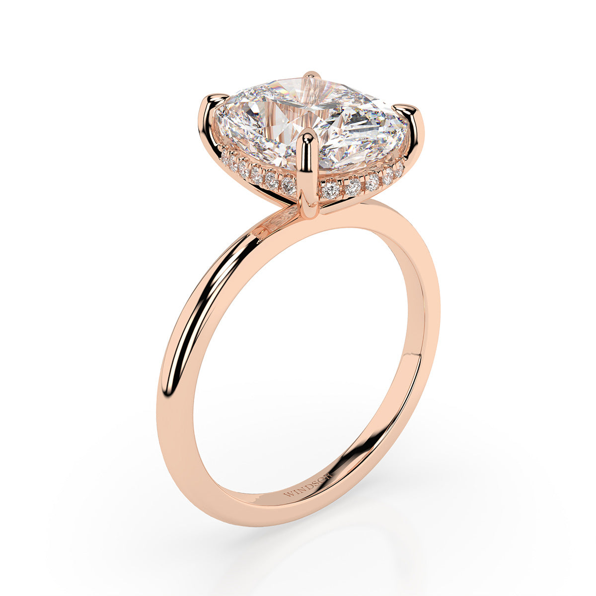 Adeline Elongated Cushion Cut Engagement Ring