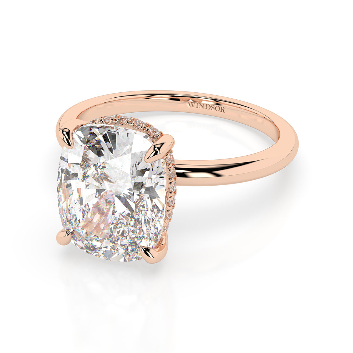 Adeline Elongated Cushion Cut Engagement Ring