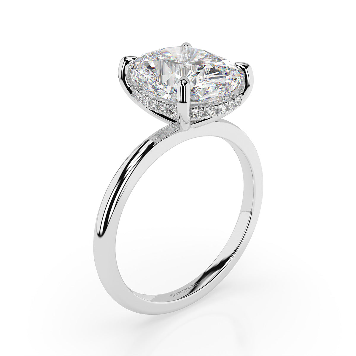 Adeline Elongated Cushion Cut Engagement Ring